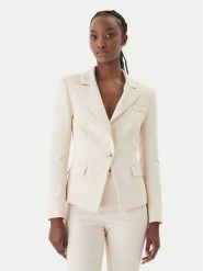 Rinascimento Marynarka CFC0128649003 Beżowy Slim Fit. Brązowe marynarki i żakiety Rinascimento, m, bez wzorów, z syntetyku, bez ramiączek. Za 749.99 zł.