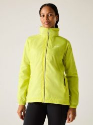 Regatta Kurtka przeciwdeszczowa "Corinne IV" w kolorze żółtym rozmiar: 34. Żółte kurtki przeciwdeszczowe Regatta, m, bez wzorów, z materiału, bez kaptura, outdoorowe. Za 128.25 zł.