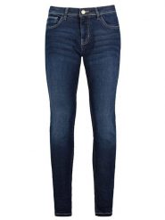 Sublevel Dżinsy - Skinny fit - w kolorze granatowym rozmiar: S. Niebieskie jeansy Sublevel, s, z aplikacjami, ze skóry, klasyczne. Za 83.81 zł.