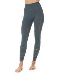 Legginsy damskie treningowe z długą nogawką Brubeck GYM. Szare legginsy Brubeck, bez wzorów, z dzianiny, długie. Za 129.99 zł.