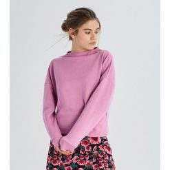 Gładka bluza ze stójką - Różowy. Bluzy marki Sinsay. Za 39.99 zł.