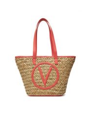 Valentino Torebka Samuela VBG90O02 Beżowy. Brązowe shopper bag Valentino, bez wzorów, z tworzywa sztucznego, bez dodatków. Za 439.99 zł.