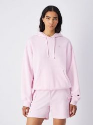 Champion Bluza w kolorze jasnoróżowym rozmiar: L. Różowe bluzy Champion, l, bez wzorów, bez ramiączek, z kapturem. Za 180.06 zł.
