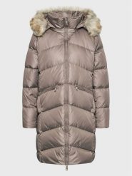 Calvin Klein Curve Kurtka puchowa Essential K20K205144 Brązowy Regular Fit. Brązowe kurtki Calvin Klein Curve, na zimę, xl, bez wzorów, z puchu, bez kaptura. Za 759.99 zł.