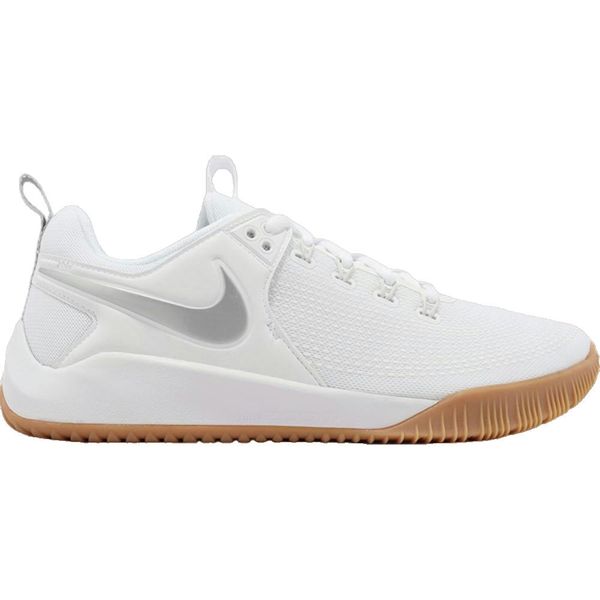 Buty halowe Nike Zoom Hyperace 2 LE. Białe buty treningowe Nike, bez wzorów, bez zapięcia, do siatkówki, nike zoom. W wyprzedaży za 425.50 zł.