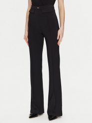 Elisabetta Franchi Spodnie materiałowe PA-078-51E2-V300 Czarny Regular Fit. Czarne spodnie materiałowe Elisabetta Franchi, bez wzorów, z materiału. Za 1,229.00 zł.