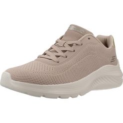 Buty SKECHERS BOBS SQUAD WAVES CURRENT Jasnobrązowy. Brązowe buty trekkingowe Skechers, bez wzorów, z tkaniny, bez zapięcia, trekkingowe. Za 243.99 zł.