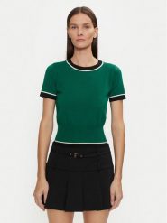 Luisa Spagnoli Sweter Mansueti 58509 Zielony Regular Fit. Zielone swetry Luisa Spagnoli, m, bez wzorów, z wełny, bez ramiączek. Za 449.99 zł.