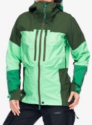 Kurtka GORE TEX damska Haglofs Spitz GTX PRO Jacket. Zielone kurtki Haglöfs, l, bez wzorów, z gore-texu, bez kaptura. Za 1,099.00 zł.