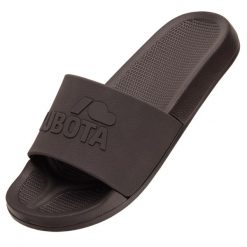 Kubota Klapki Basenowe Basic Plain. Brązowe klapki Kubota, bez wzorów, sportowe, bez obcasa, bez zapięcia. Za 99.99 zł.