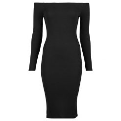 Damska Sukienka Z Długim Rękawem Na Ramiączkach. Zielone sukienki Urban Classics, s, bez wzorów, sportowe, bez kołnierzyka, bez ramiączek, sportowe. Za 120.99 zł.