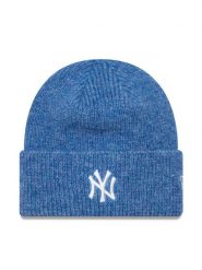 New Era Czapka Wide Cuff Bean 60565264 Niebieski. Niebieskie czapki zimowe New Era, bez wzorów, z materiału. Za 149.99 zł.
