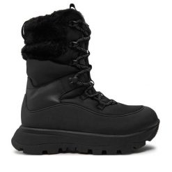 Śniegowce FitFlop. Czarne śniegowce FitFlop, bez wzorów, bez zapięcia. Za 1,199.00 zł.
