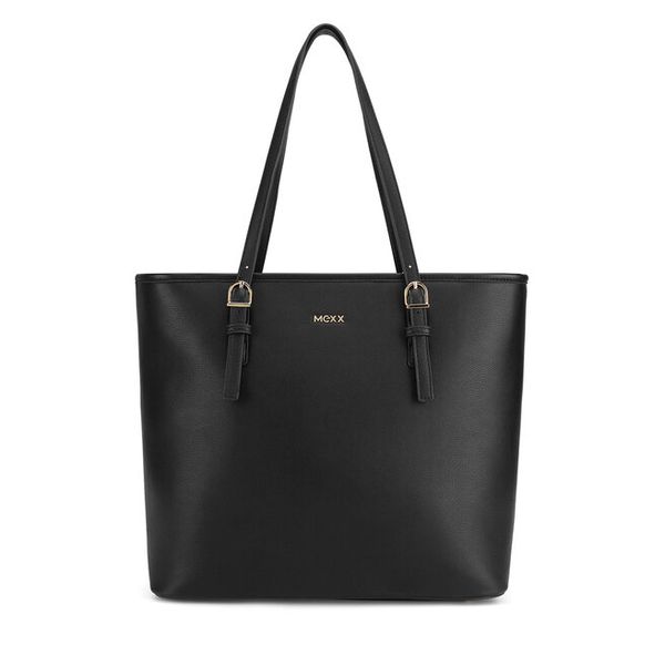 Torebka MEXX. Czarne shopper bag Mexx, bez wzorów, bez dodatków. Za 199.99 zł.