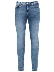 Sublevel Dżinsy - Skinny fit - w kolorze niebieskim rozmiar: S. Niebieskie jeansy Sublevel, s, z aplikacjami, ze skóry, klasyczne. Za 57.33 zł.