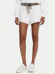 Just Cavalli Szorty sportowe 78PADE01 Biały Regular Fit. Białe szorty sportowe Just Cavalli, bez wzorów, z bawełny. Za 699.99 zł.