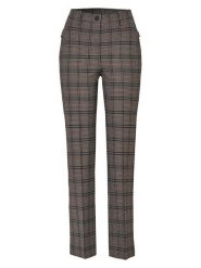 Rosner Spodnie w kolorze jasnobrązowym rozmiar: 44. Brązowe spodnie materiałowe Rosner, bez wzorów, z materiału, z podwyższonym stanem. Za 152.99 zł.