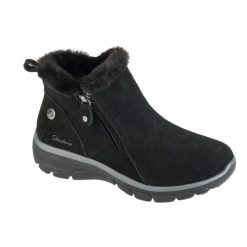 Buty zimowe damskie, Easy Going - High Zip 2. Czarne buty trekkingowe Skechers, na zimę, bez zapięcia. Za 429.99 zł.