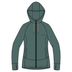 Bluza damska Viking Bamboo Lonetree Hoodie Lady. Niebieskie bluzy Viking, l, bez wzorów, sportowe, bez ramiączek, bez kaptura. Za 299.90 zł.