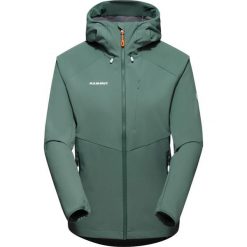 Kurtka trekkingowa damska Mammut Ultimate Comfort. Zielone kurtki przejściowe sportowe Mammut, m, bez wzorów, z materiału, z kapturem, trekkingowe. Za 1,364.00 zł.