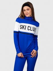 Brunotti Bluza polarowa "Kohlka" w kolorze niebiesko-białym rozmiar: XL. Białe bluzy bez kaptura Brunotti, xl, bez wzorów, z polaru. Za 101.23 zł.