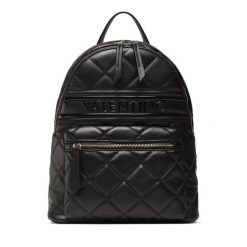 Plecak Valentino. Czarne plecaki Valentino, bez wzorów, bez dodatków. Za 489.99 zł.