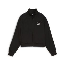 Bluza Sportowa Damska Puma T7 Track. Czarne bluzy bez kaptura Puma, s, bez wzorów, bez kaptura, na fitness i siłownię. Za 201.99 zł.