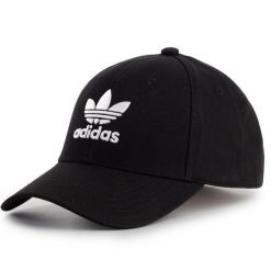 Czapka z daszkiem adidas. Czarne czapki z daszkiem adidas, bez wzorów. Za 59.99 zł.