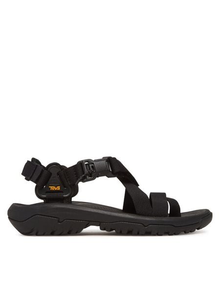 Teva Sandały Hurricane Terra 1169431 Czarny. Czarne sandały Teva, bez wzorów, z materiału, bez obcasa, bez zapięcia. Za 258.99 zł.