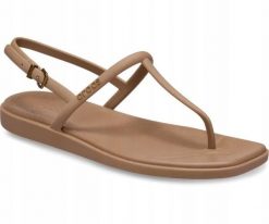 Japonki Dla Dorosłych Crocs Miami Thong Flip. Żółte japonki Crocs, bez wzorów, z materiału. Za 139.99 zł.