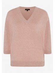 More & More Sweter w kolorze jasnoróżowym rozmiar: 36. Różowe swetry More & More, bez wzorów, ze splotem, bez ramiączek. Za 114.71 zł.