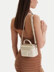 Eva Minge Torebka EO-AMY-LDA8633 Écru. Białe torebki klasyczne Eva Minge, bez wzorów, z materiału, bez dodatków. Za 199.99 zł.