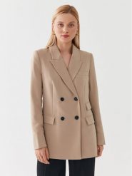 Bruuns Bazaar Marynarka Brassica Linda BBW3307 Beżowy Regular Fit. Brązowe marynarki i żakiety Bruuns Bazaar, bez wzorów, z syntetyku, bez ramiączek. Za 439.99 zł.