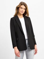 Marie Lund Marynarka Kobiety Sztuczne włókno czarny, 42. Czarne marynarki i żakiety Marie Lund, bez wzorów, z włókna, eleganckie, bez ramiączek. Za 479.95 zł.