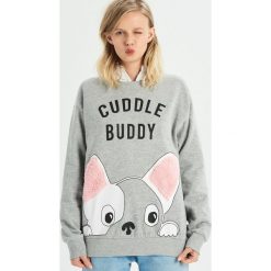 Bluza Cuddle buddy - Jasny szar. Bluzy marki Sinsay. W wyprzedaży za 29.99 zł.