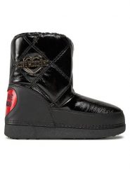 LOVE MOSCHINO Śniegowce JA24982G0HEB1000 Czarny. Czarne śniegowce Love Moschino, bez wzorów, ze skóry, bez zapięcia. Za 399.99 zł.