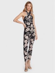 Pinko Kombinezon Taccagno 100743 A0OQ Czarny Slim Fit. Czarne sukienki Pinko, l, bez wzorów, z syntetyku, bez kołnierzyka, bez ramiączek. Za 609.99 zł.