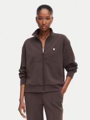 Guess Bluza V6YQ17 K4313 Brązowy Regular Fit. Brązowe bluzy Guess, xxl, z aplikacjami, z syntetyku, bez kaptura. Za 394.99 zł.