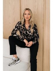 &Co Woman Bluzka "Vayen" w kolorze brązowo-czarnym rozmiar: 3XL. Brązowe bluzki &Co Woman, xl, bez wzorów, bez kołnierzyka, bez ramiączek. Za 200.60 zł.