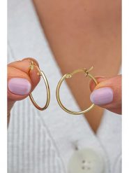 Heliophilia Pozłacane kolczyki-kreole rozmiar: onesize. Żółte kolczyki Heliophilia, pozłacane. Za 86.99 zł.