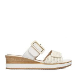 Klapki Remonte. Klapki Remonte, bez wzorów, bez obcasa, bez zapięcia. Za 349.99 zł.