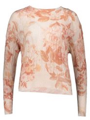 Guess Sweter w kolorze beżowym rozmiar: XS. Brązowe swetry Guess, xs, z aplikacjami, bez ramiączek. Za 101.23 zł.