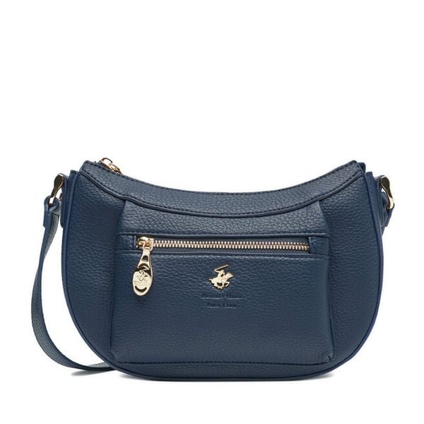 Torebka Beverly Hills Polo Club. Niebieskie listonoszki Beverly Hills Polo Club, bez wzorów, bez dodatków. Za 159.99 zł.