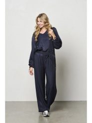 &Co Woman Bluzka "Marbelle" w kolorze granatowym rozmiar: 3XL. Niebieskie bluzki &Co Woman, xl, bez wzorów, bez kołnierzyka, bez ramiączek. Za 200.60 zł.