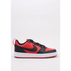 Tenisówki Nike Model Court Borough Low Recraft (gs) Kolor Czerwony. Czarne trampki Nike, bez wzorów, z gumy, sportowe, bez zapięcia. Za 344.00 zł.