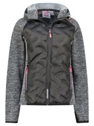 ANAPURNA Kurtka polarowa "Tagadana" w kolorze szaro-czarnym rozmiar: XXL. Czarne kurtki ANAPURNA, xxl, bez wzorów, z polaru, bez kaptura. Za 157.35 zł.