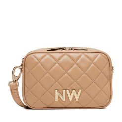 Torebka Nine West. Brązowe listonoszki Nine West, bez wzorów, bez dodatków. Za 279.99 zł.