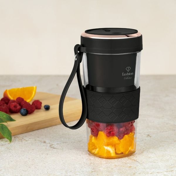 Mini blender USB FashionTv FTV-0176 Matte Black-Rose Gold Collection. Blendery Fashion by BerlingerHaus. Za 134.90 zł.