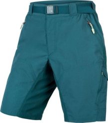 Spodenki rowerowe damskie Endura Hummvee Short. Niebieskie szorty sportowe ENDURA, bez wzorów, z materiału, rowerowe. Za 319.99 zł.