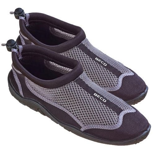 Buty wodne neoprenowe 4729, szaro-czarne. Czarne buty treningowe 47 Brand, bez wzorów, z neoprenu, bez zapięcia, do pływania. Za 198.99 zł.